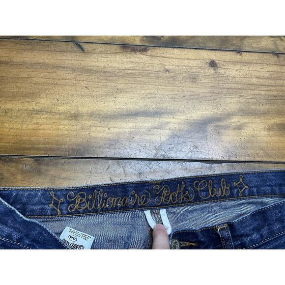 Billionaire Boys Club BBC Denim Astronaut Jeans Embroidered Blue Men's 34 - Picture 6 of 12